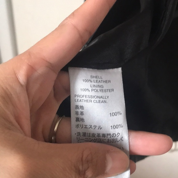 Halogen knee length leather jacket - Picture 4 of 8